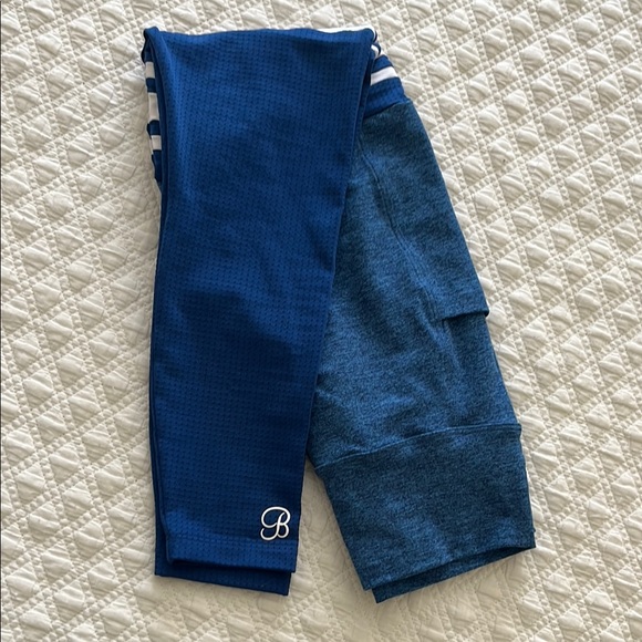 Bombshell athletic leggings teal and blue - Picture 4 of 4